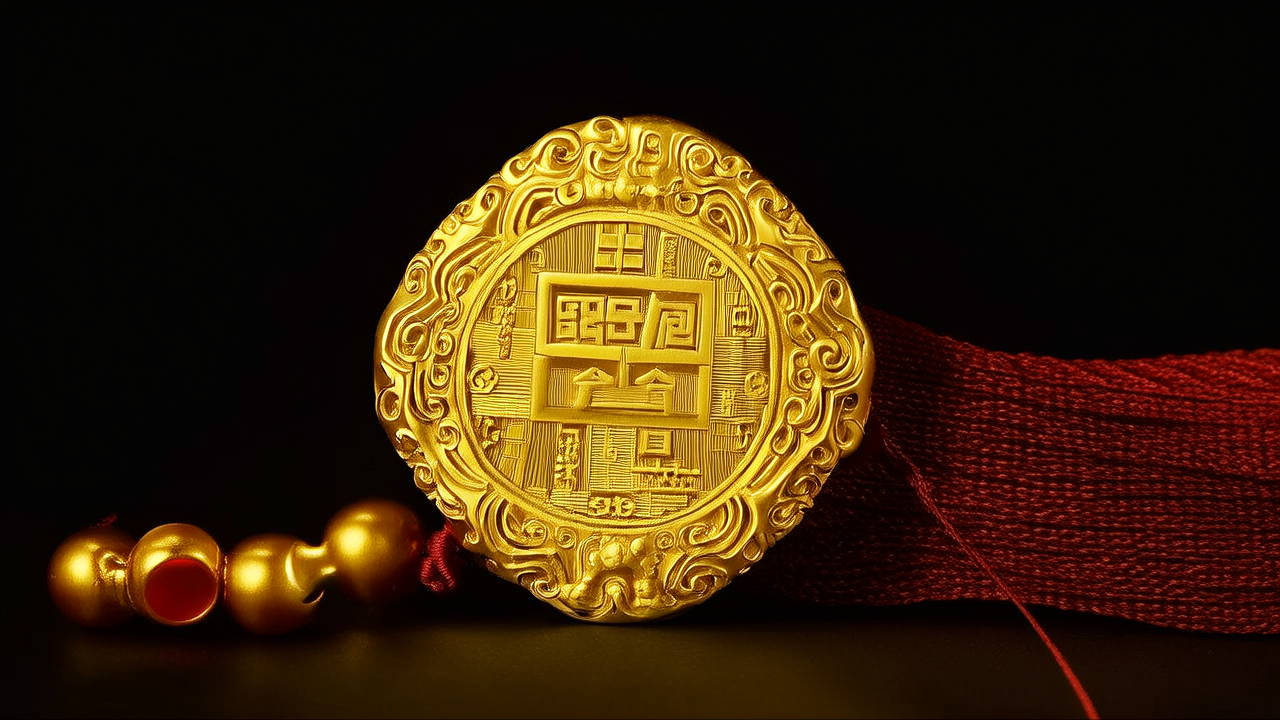 古法黄金饰品图片